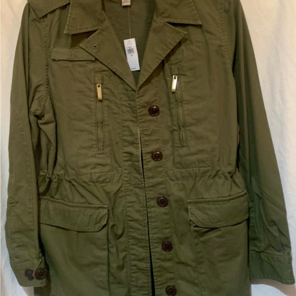 Extra small NWT olive green canvas jacket from Banana Republic - Picture 7 of 7